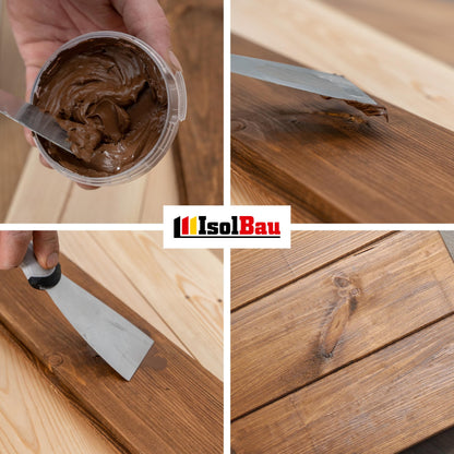 Isolbau Holz-Spachtelmasse 5 kg - Fichte für Holzreparatur