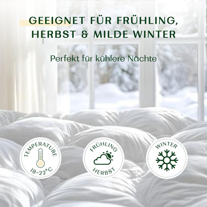 WENDRE Ganzjahresbettdecke 200x220 mittelwarm Mikrofaser