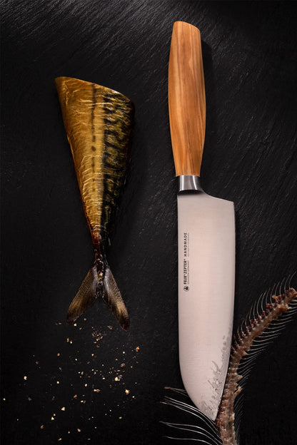 Felix SOLINGEN 976003F Santoku Messer – 16cm Olivenholz