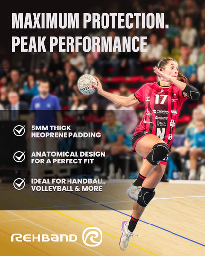 Rehband Knieschützer Neopren Sport Hallensport - Schwarz Gr. M