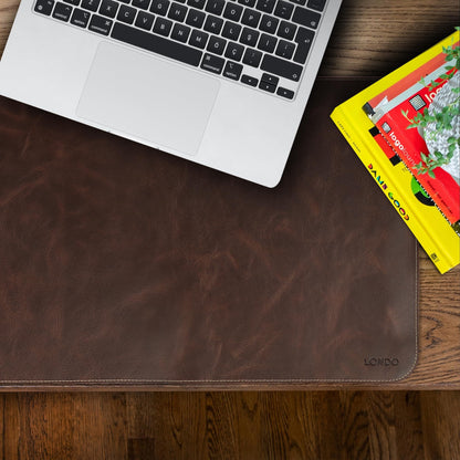 Londo Echtleder Mauspad XL - Multifunktionale Schreibtischunterlage