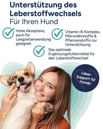 NutriLabs Rascave Hepar Forte Tabletten für Hunde, 90 Stück