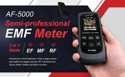 LATNEX AF-5000 5G EMF-Messgerät mit Kalibrierzertifikat