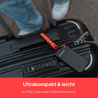 Verbatim Pocket SSD 1 TB Externe SSD - Schwarz/Grau