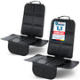 LIONSTRONG Kindersitzunterlage Autositzschoner ISOFIX, 2 Stück, schwarz, wasserabweisendes Polyester
