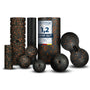 Fas Fit Faszienrolle und Faszienball Set, 8-teilig, orange – für Faszientraining und Selbstmassage