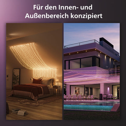Philips Hue Festavia Lichterkette - 40m, Farbwechsel