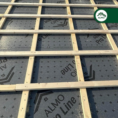 ALMO diffusionsoffene UV Unterspannbahn 37.5m² – mit Selbstklebenaht