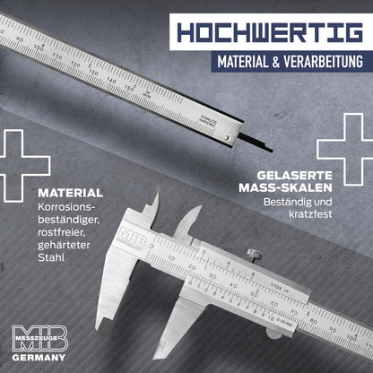 MIB Messschieber Analog - 300mm mit Feststellschraube