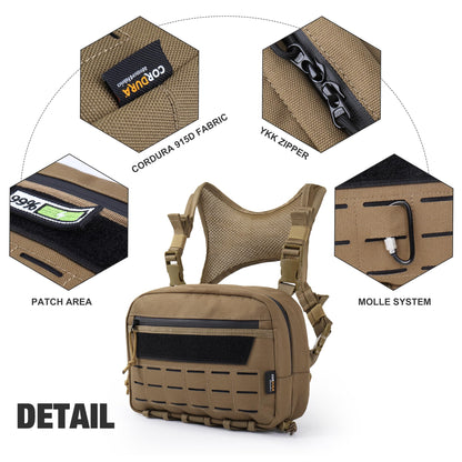 Mardingtop Taktische Brusttasche Chest Rig mit Molle-System