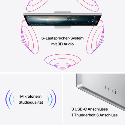 Apple Studio Display - Standardglas, neigungsverstellbar (2025)