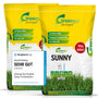 Greenyp Sunny I dürreresistenter Trockenrasen Samen 20kg. Großer Beutel mit bräunlichen Grassamen zur Anlage trockenresistenten Rasens.