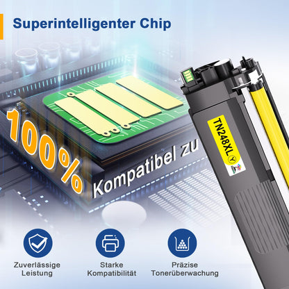 Palmtree TN248XL Toner Kompatibel für Brother - Schwarz