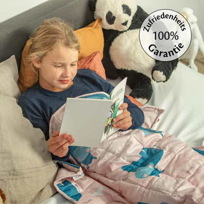 Ella Kinder Gewichtsdecke Therapiedecke 3.2kg 100x150cm - Hippo