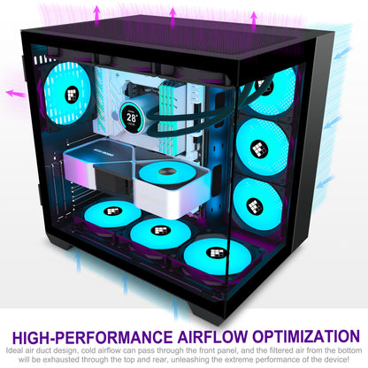 FOIFKIN F600 ATX Gaming PC Gehäuse Mid-Tower - Schwarz