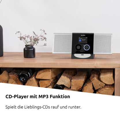 TechniSat MULTYRADIO 600 CD IR Internetradio - Silber/Schwarz