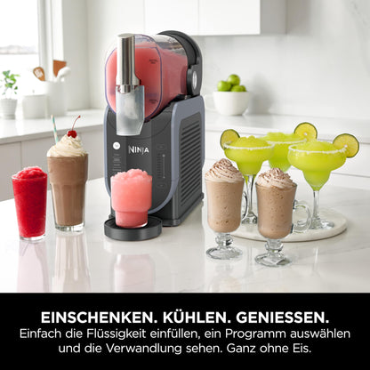 Ninja SLUSHi Maschine 1.9L Blau/Grau – Slush & Cocktails FS301EU