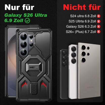 Tongate Samsung Galaxy S26 Ultra Hülle mit MagSafe-Ständer, Schwarz