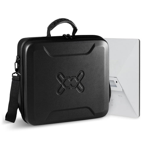 Mwin Starlink Mini Tasche – Hartschalen-Schutzhülle, schwarz, mit abnehmbarem Schultergurt