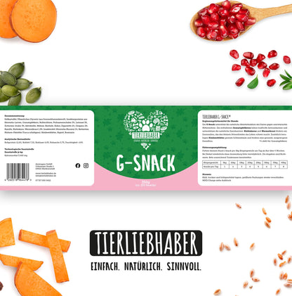 TIERLIEBHABER G-Snack Hundeleckerli für Darmflora & Verdauung, 350 g