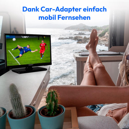 MEDION MD 819001 HD Fernseher 19 Zoll mit DVD-Player 12V