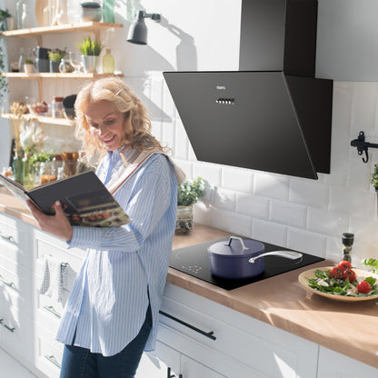 CIARRA CBCB6762A Dunstabzugshaube Kopffrei 60cm Umluft Schwarz