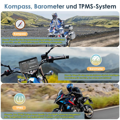 Carpuride W702BS Pro Motorrad CarPlay Display 7" für BMW