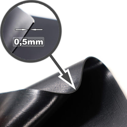 Aquagart PVC Teichfolie 0.5mm Stärke – Schwarz 3x6m