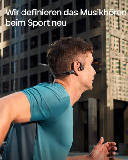 SHOKZ OpenRun Pro 2 Mini Knochenschall-Sportkopfhörer, Schwarz