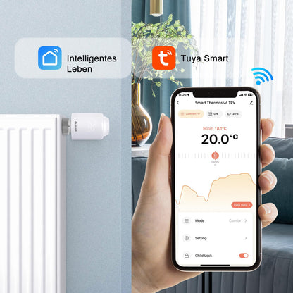 SALCAR TRV603 Smartes Heizkörperthermostat WiFi programmierbar