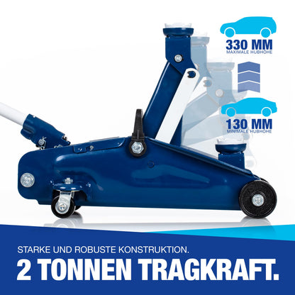 NTG WGH.2130 Rangierwagenheber hydraulisch, 2 Tonnen, 130–330 mm