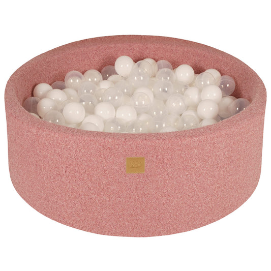 MEOWBABY Bällebad 90x30 Boucle – Baby & Kinder – Rosa