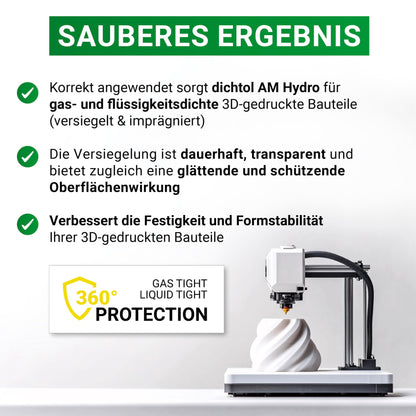 DIAMANT dichtol AM Hydro – Wasserbasierte 3D-Druck Versiegelung 1L