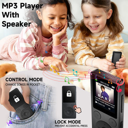 ODEJOI X91 MP3-Player mit Bluetooth 5.3, 64 GB & Lautsprecher