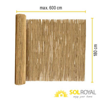 Sol Royal SolVision S36 Schilfmatte Sichtschutz 180 x 600 cm