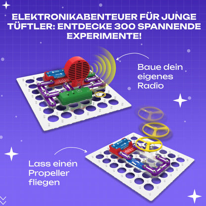 noDNA Elektronik Experimentierkasten – 300 Experimente ab 8 Jahren