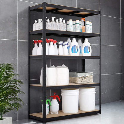 Yaheetech Schwerlastregal Metallregal - 180x120x45cm 5 Böden