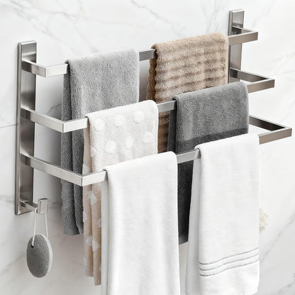 Badetuchhalter Handtuchhaken Ohne Bohren - Edelstahl SUS 304