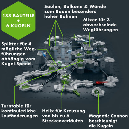Ravensburger GraviTrax PRO Theme-Set Extreme Kugelbahn - 22432