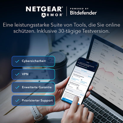 NETGEAR Nighthawk Dual-Band WiFi 7 Router – RS100 BE3600