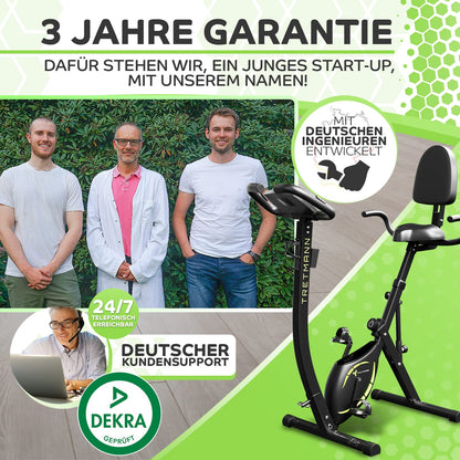 Tretmann 3in1 Ergometer klappbar – tiefer Einstieg