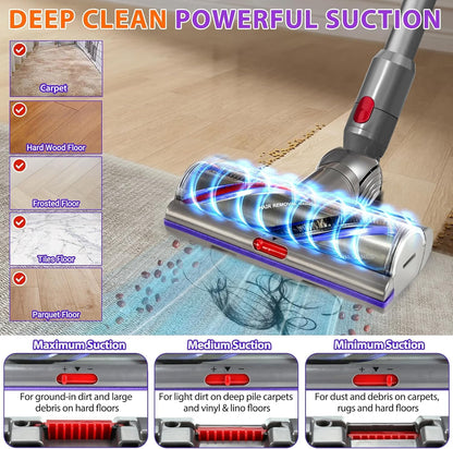AEYBFGD Ersatzbürstenkopf Torque Drive für Dyson V7 V8 V10 V11 V15