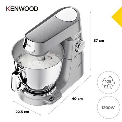 Kenwood Titanium Chef Baker XL KVL85.424SI Küchenmaschine - mit Waage