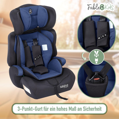 FableKids Kinderautositz ECE R129/03 - 76-150 cm, Blau