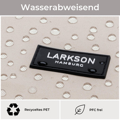 LARKSON Tammo Bike Gepäckträgertasche & Rucksack 2-in-1 Sand Grau