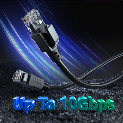 VOIETOLT Cat 6 Netzwerkkabel Outdoor 50 m, wasserdicht, erdverlegbar