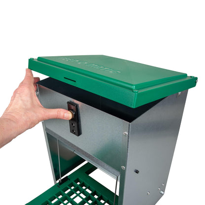 horizont Feedomatic Futterautomat für Hühner mit Trittplatte, 5 kg