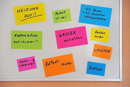 AdPads Moderationskarten elektrostatisch, 500 Blatt, Set bunt