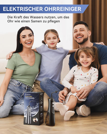 SEEDEAR Elektrischer Ohrenschmalz-Entferner IPX7, Ohrspülung Set