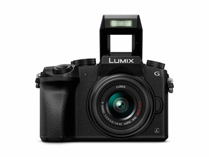Panasonic DMC-G70K Lumix Systemkamera - 14-42mm Kit schwarz